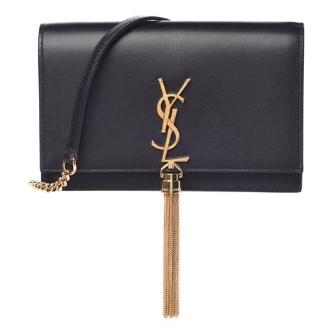 ysl kate monogram tassel medium|SAINT LAURENT Smooth Calfskin Medium Classic Monogram .